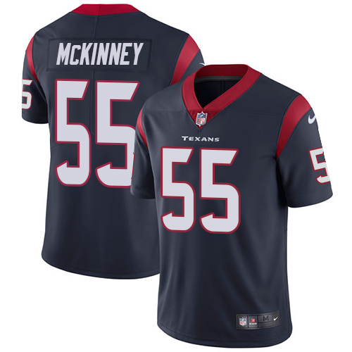 Men's Houston Texans #55 Benardrick McKinney Navy Blue Vapor Untouchable Limited Stitched NFL Jersey